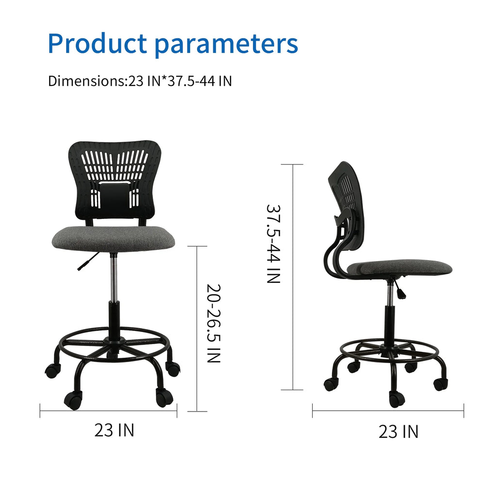 Ergonomic Tall Adjustable Office Drafting Chair B193