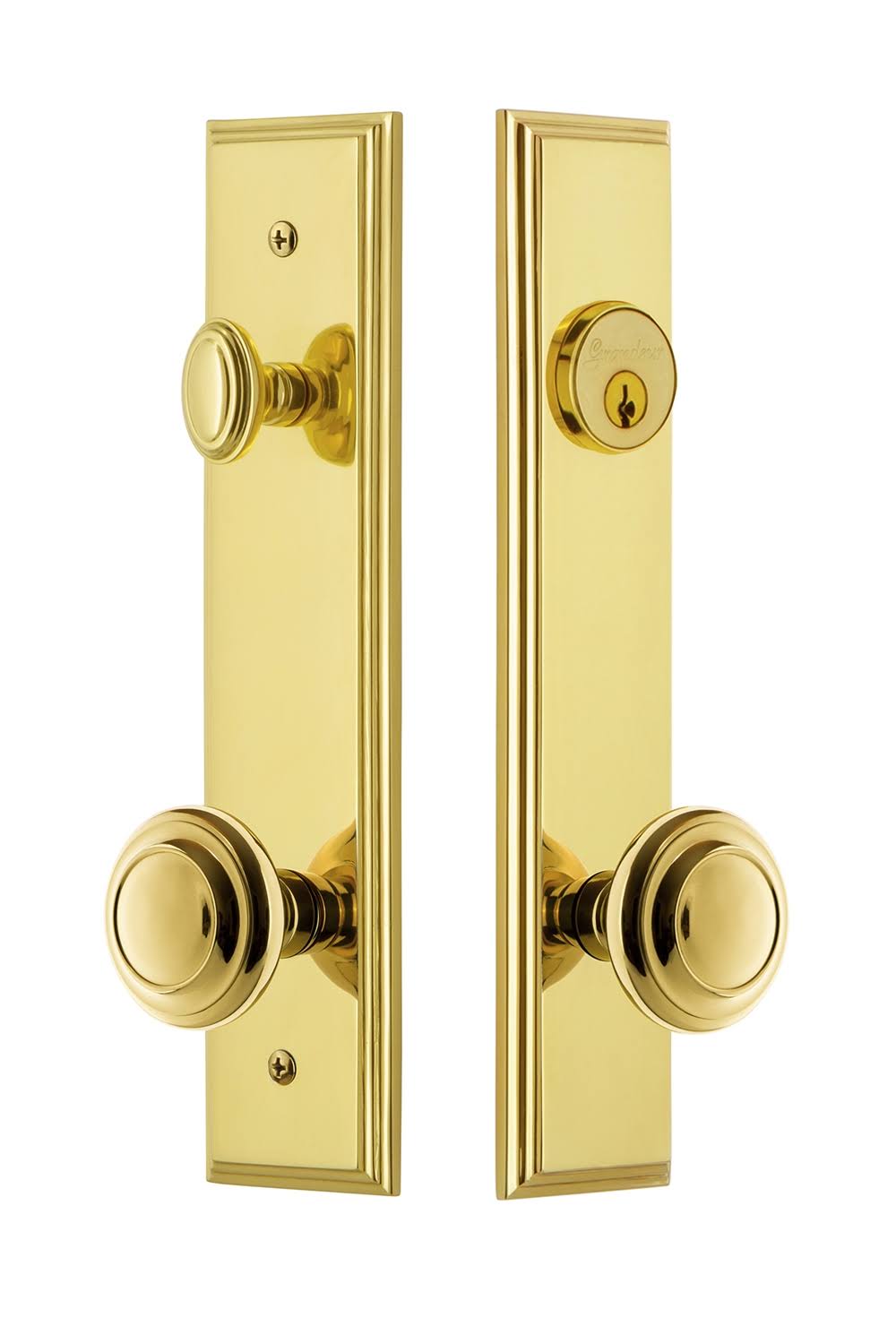Lifetime Brass Entry Set Knob I4636