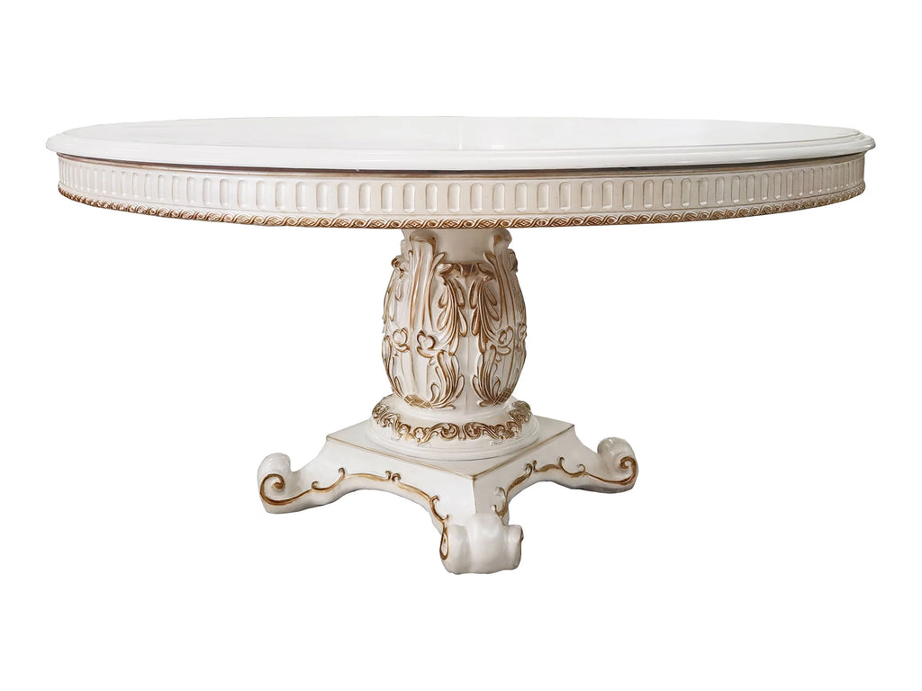 Wooden Round Dining Table with Pedestal B756317