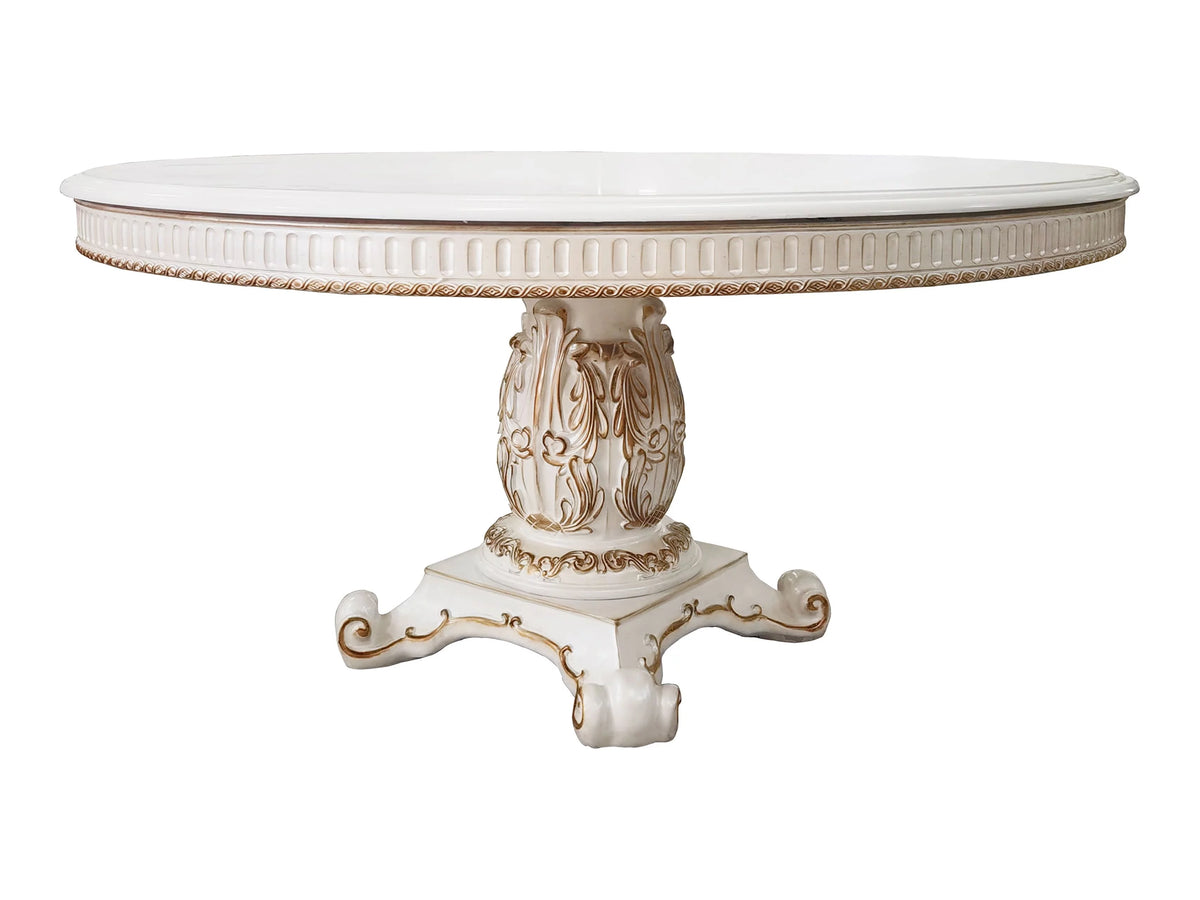 Wooden Round Dining Table with Pedestal B756317