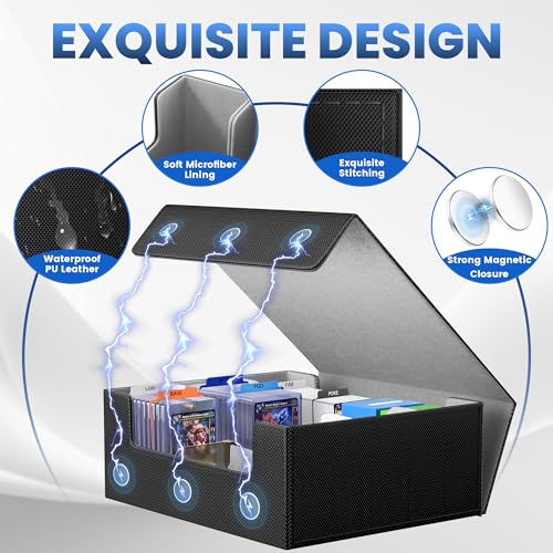Card Storage Box with 10 Dividers B281