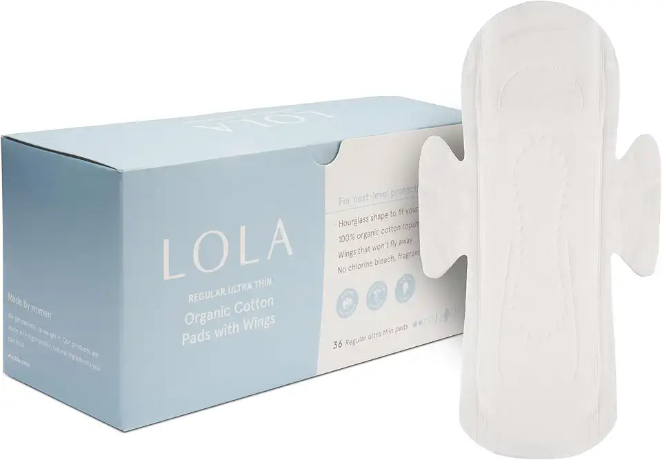 Organic Cotton Ultra Thin Pads with Wings 36 Count J872