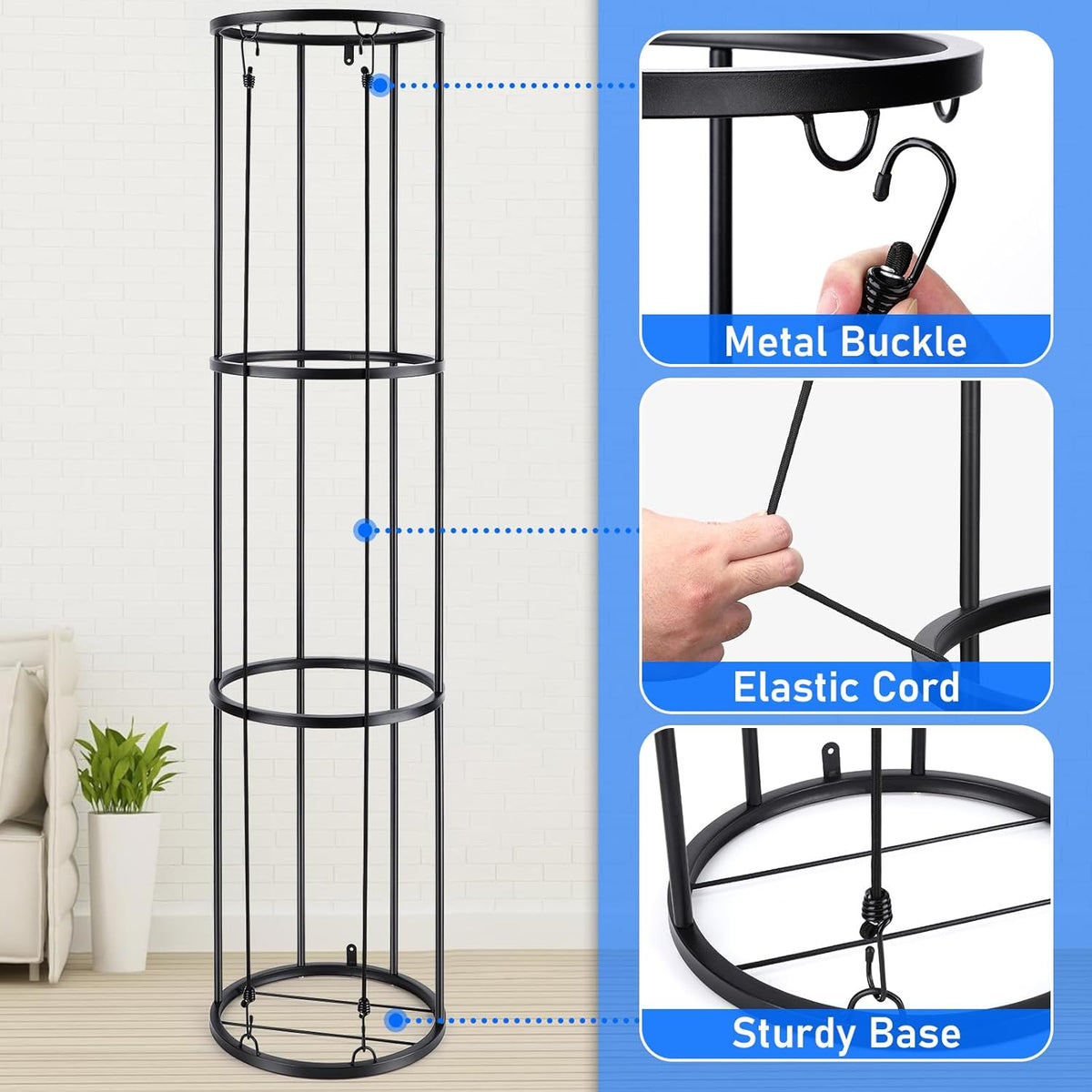 3 Layer Vertical Ball Storage Rack Z90882