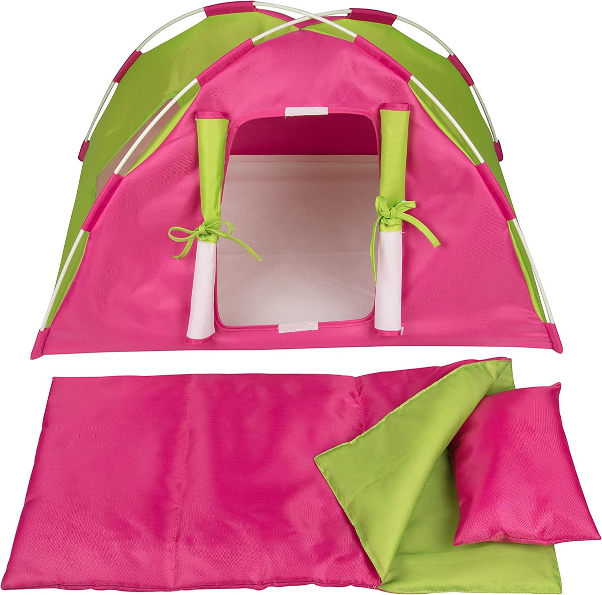 Doll Camping Bed Tent with Sleeping Bag & Pillow J1808