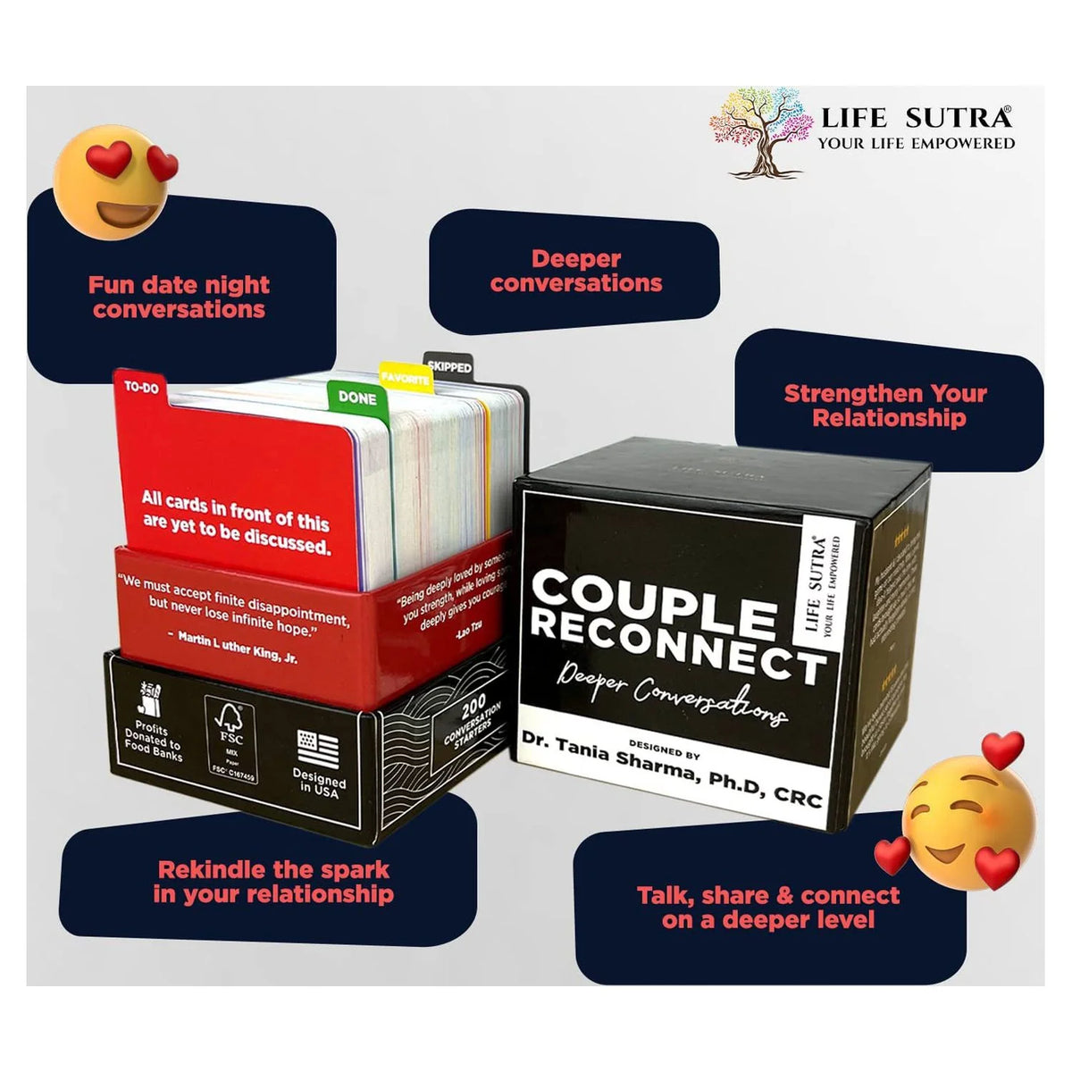200 Couples Conversation Cards P7275