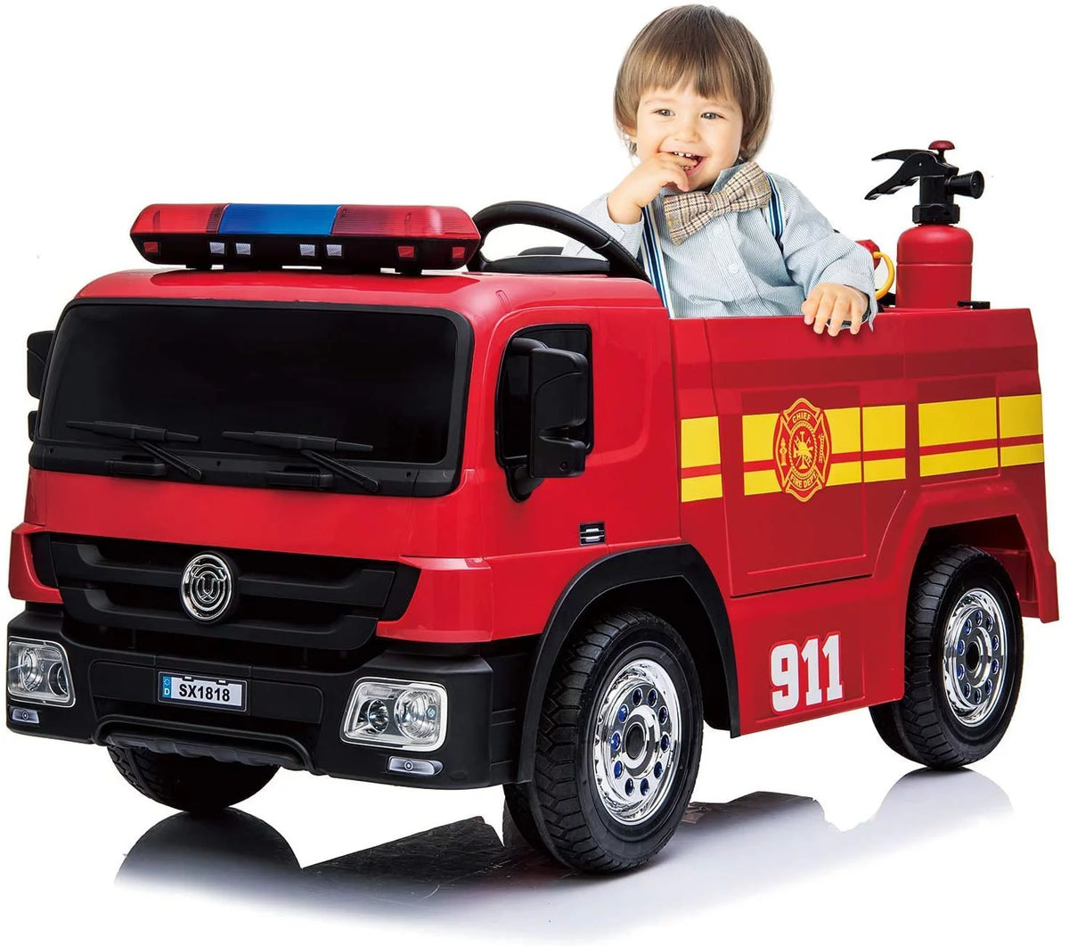 12V Battery Powered Ride On Fire Truck R629700