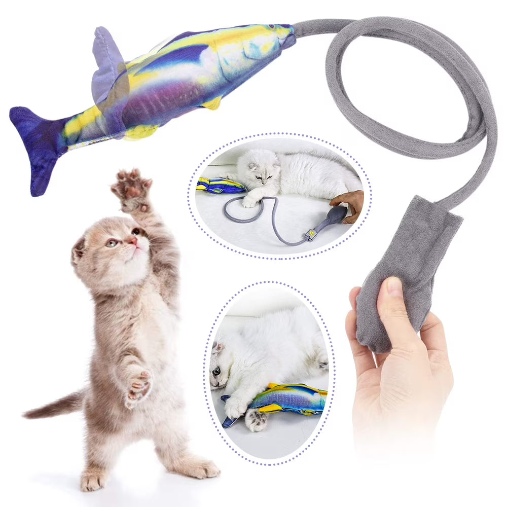 Wiggle Fish Catnip Plush Cat Toy Z22445