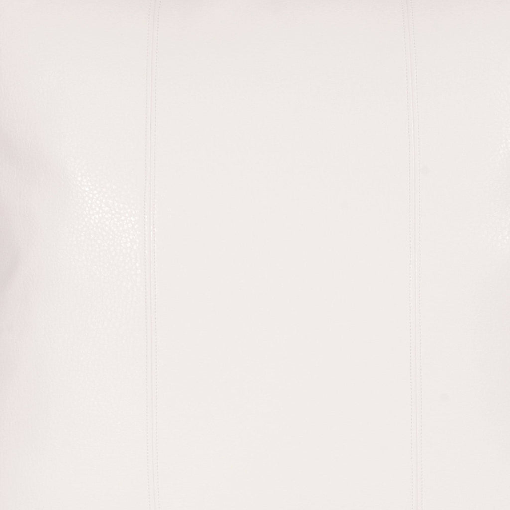 White Faux Leather Headboard Y92042