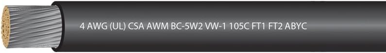 4 AWG Tinned Copper Boat Battery Cable K290261