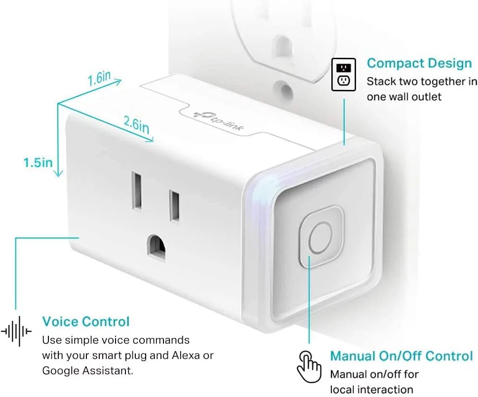 White 4-Pack Smart Plug R625