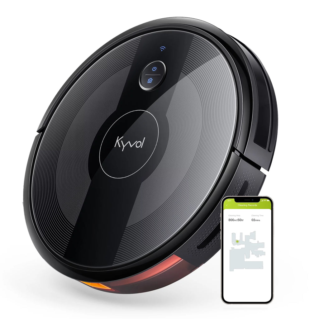 Robot Vacuum Cleaner with Mapping Technology, 2600Pa, 150 mins Runtime, Ultra-Slim V725273