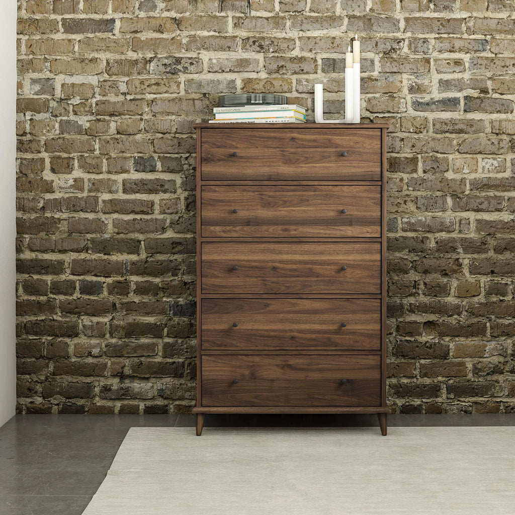 Ivory Oak 5-Drawer Dresser M63018
