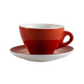 7.5 oz Red Cup with Saucer S193