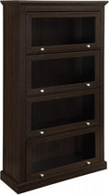 Espresso 4 Shelf Barrister Bookcase O512265