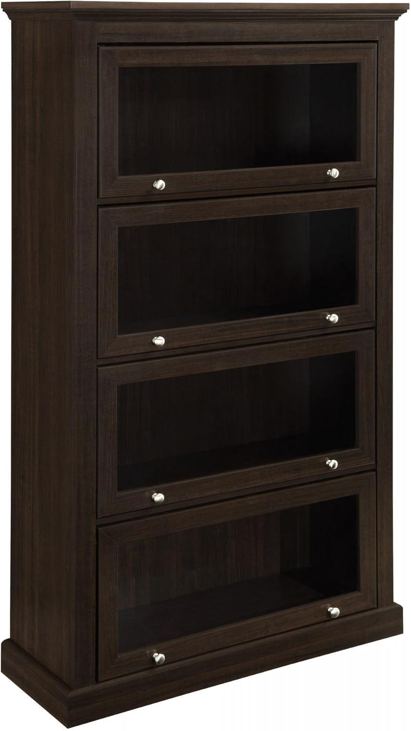 Espresso 4 Shelf Barrister Bookcase O512265
