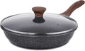 Nonstick Ceramic Frying Pan Skillet with Lid, 12.5 Inch U210