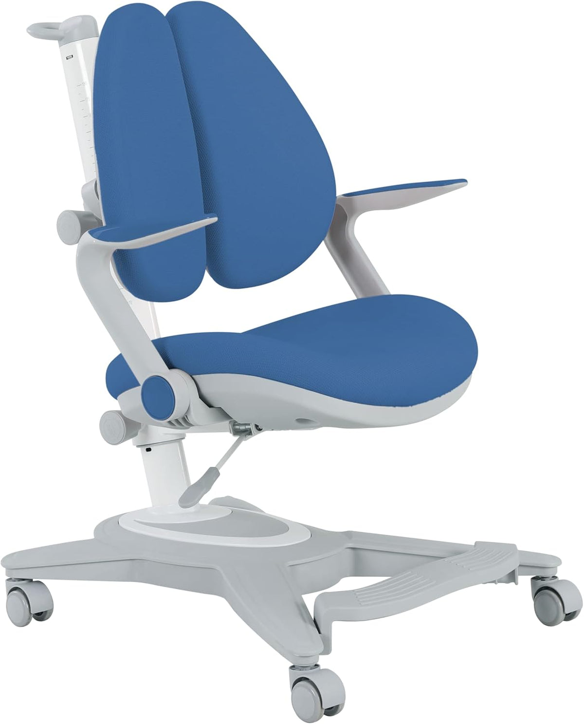 Ergonomic Kids Desk Chair, Adjustable Height and Seat Depth, Pink+White P7655