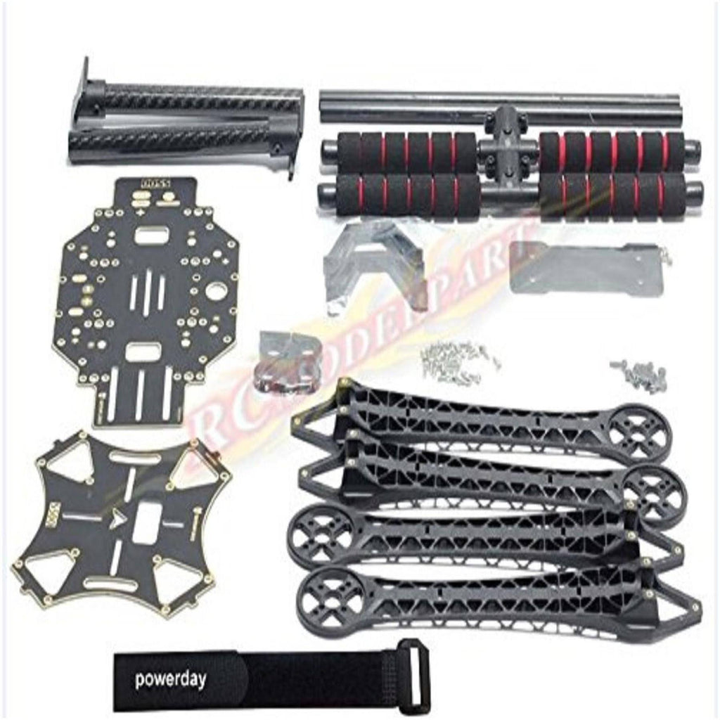 Quadcopter Fuselage Frame Kit PCB Version with Carbon Fiber Landing Gear Skid S8966