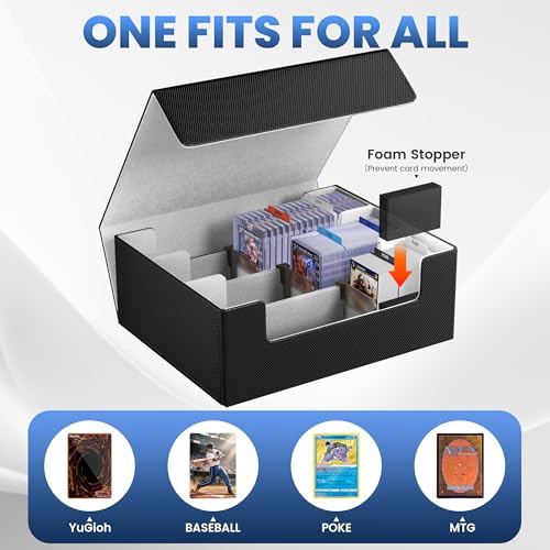 Card Storage Box with 10 Dividers B281
