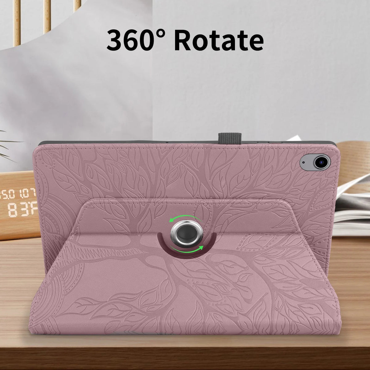 Rosegold PU Leather Folio Case for iPad 10.9" 2022 I183