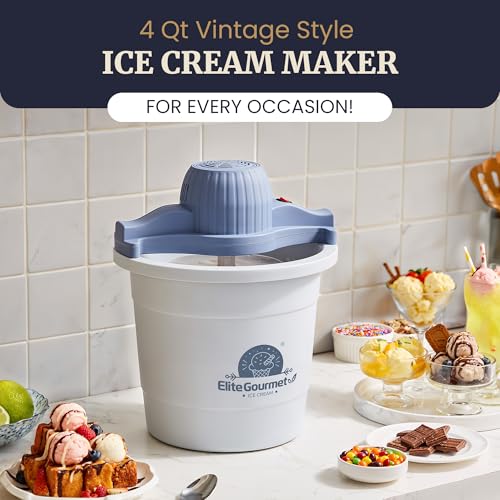 4Qt Electric Ice Cream Maker W598