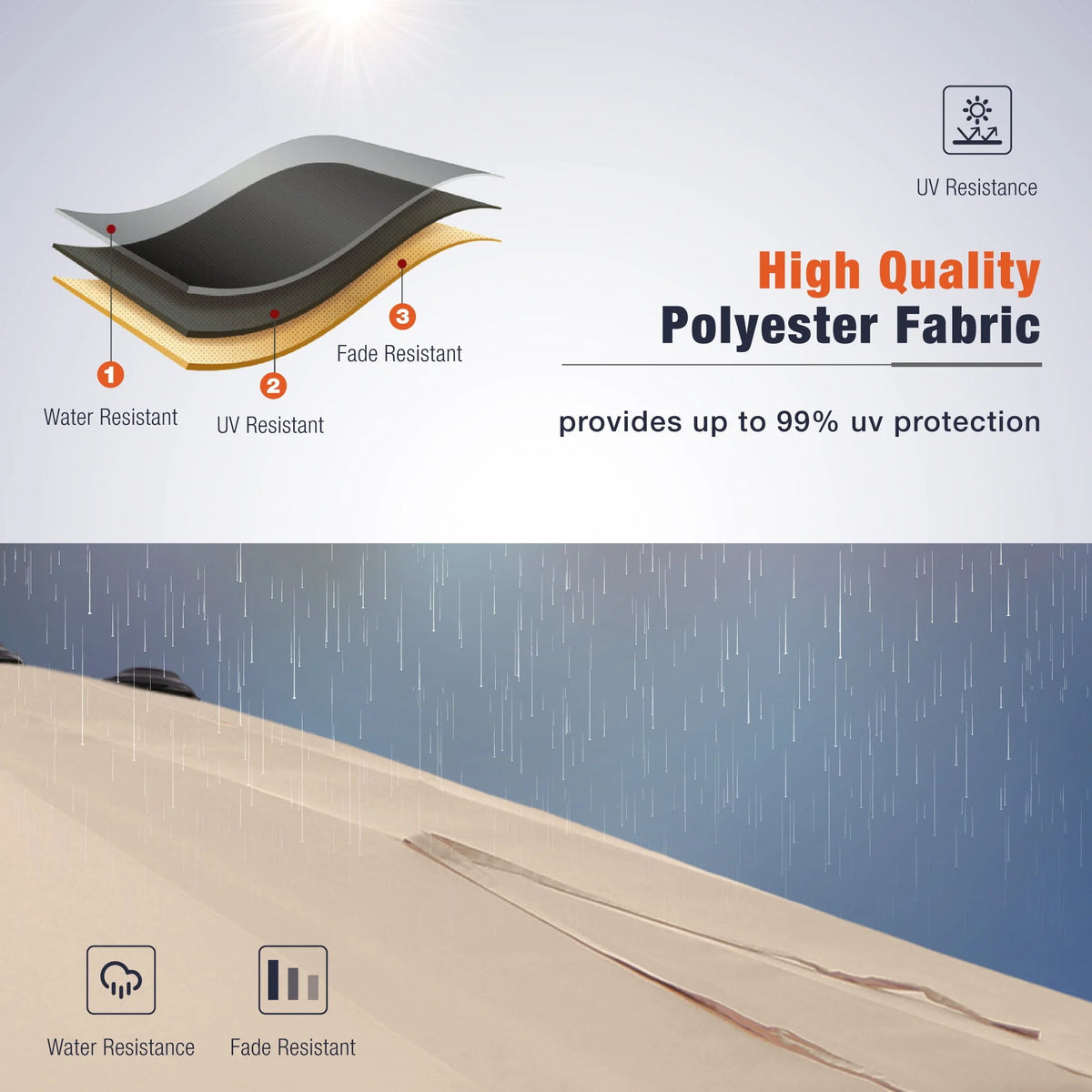 13FT Double Sided Patio Umbrella with Crank Handle Q54667