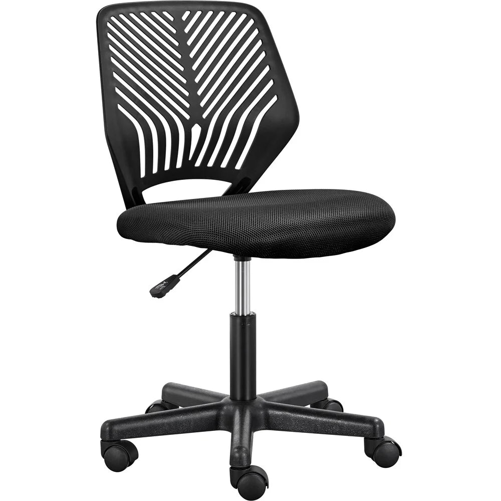 Purple Adjustable Armless Swivel Office Chair Q14695