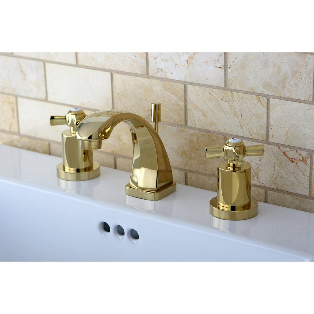 Polished Brass Mini Widespread Lavatory Faucet W57152