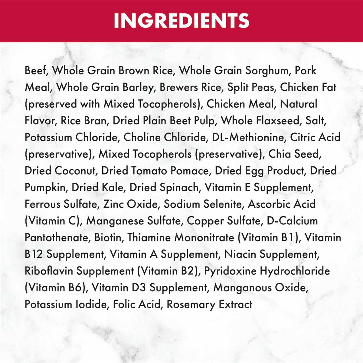 Adult Beef Rice Dry Dog Food P66440