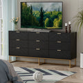 White 9 Drawer Wood Dresser M82145