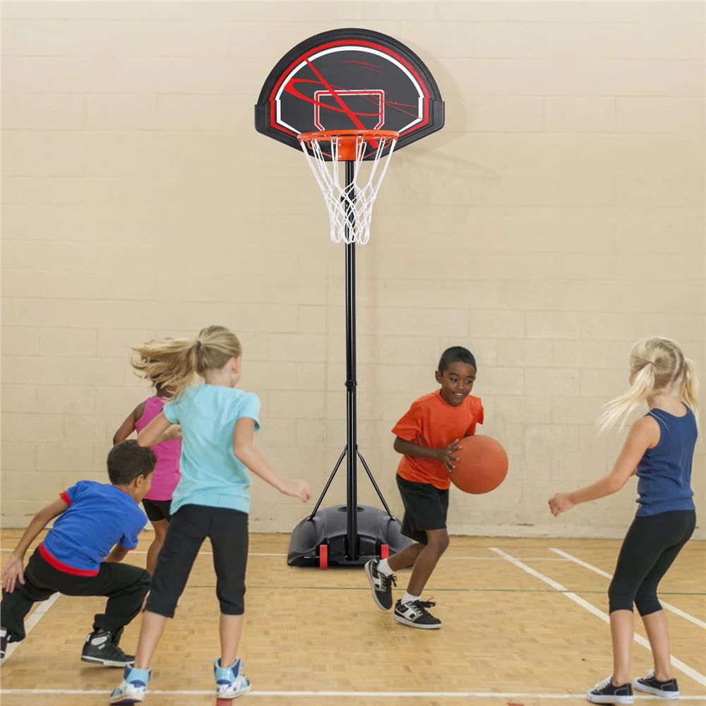 7 to 9 Ft Portable Basketball System Hoop B6144