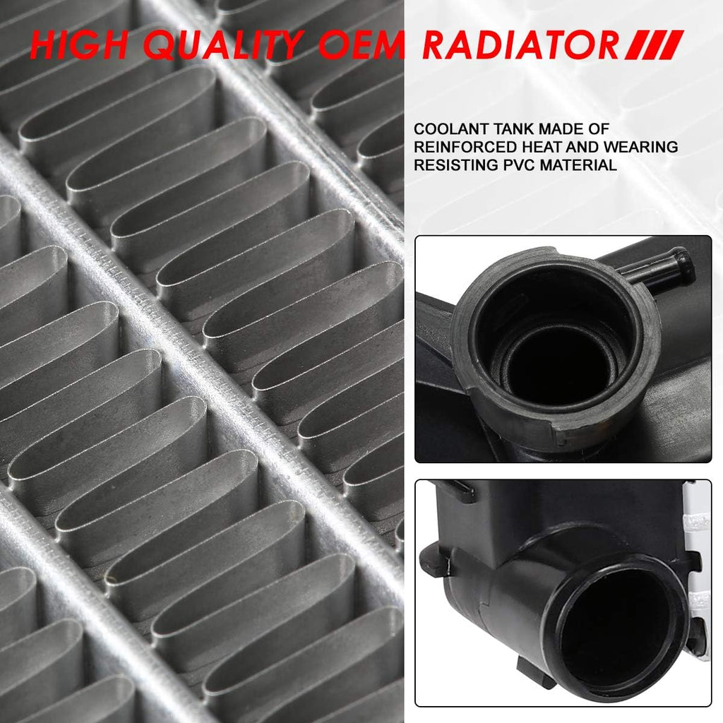 1-Row Cooling Radiator Aluminum Core Z4596