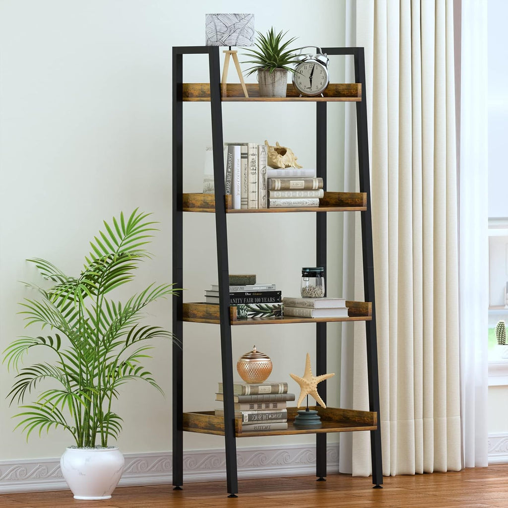 Adjustable Wood and Metal Bookshelf C981342