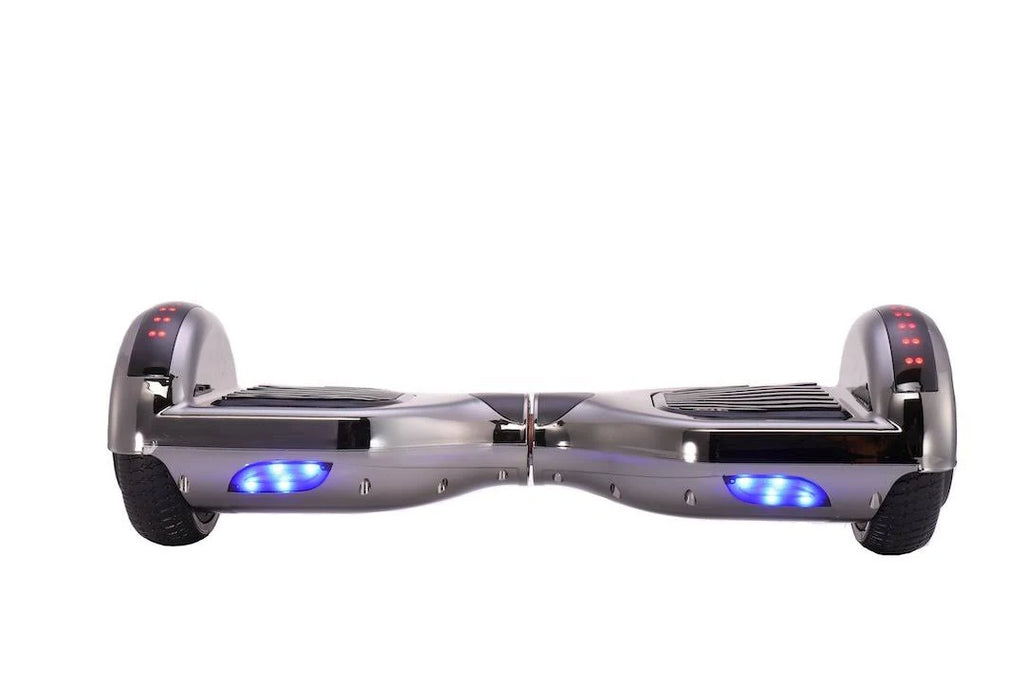 Chrome Black 36V Hoverboard with Bluetooth Speakers D7564