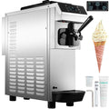 Soft Serve Ice Cream Machine, 3.4 Gal/H, Single Flavor, 1200W B7609