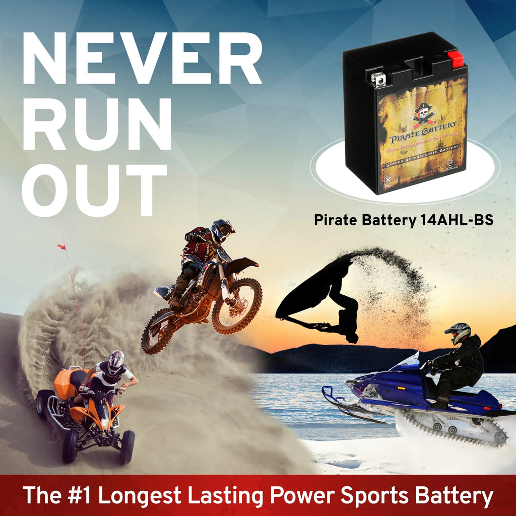 12 Volt 12 Ah 210 CCA Motorcycle Battery W388