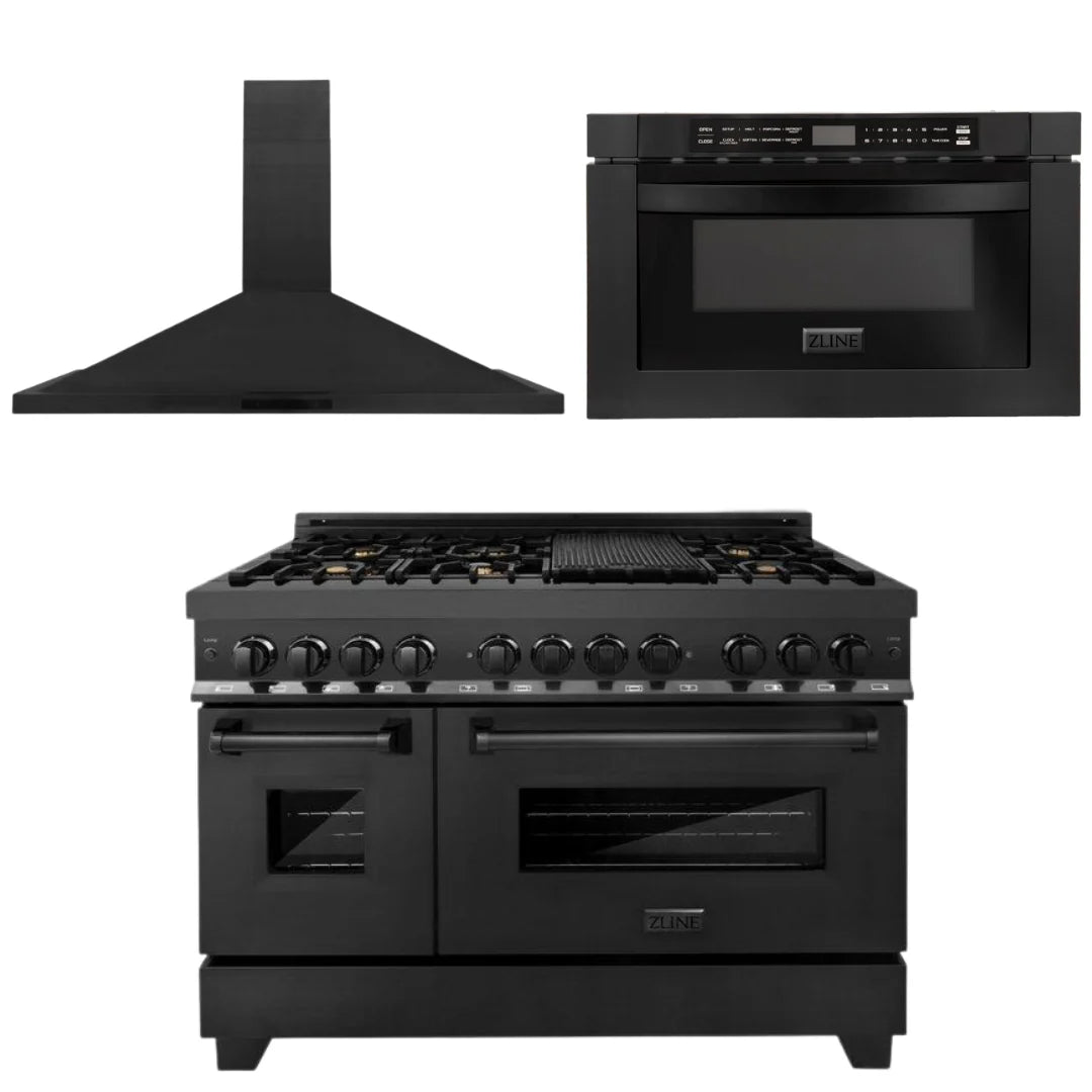 Black Stainless Steel Appliance Package J115716