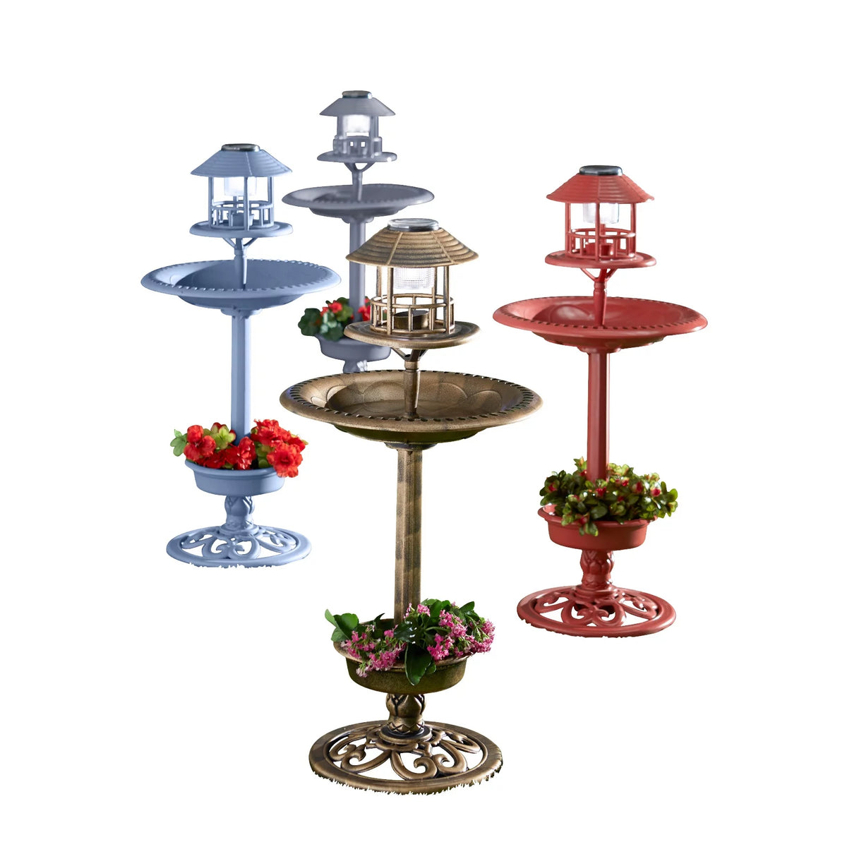Solar Bird Bath D977678