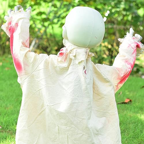 Animated Halloween Decoration 23inch Beige J912472