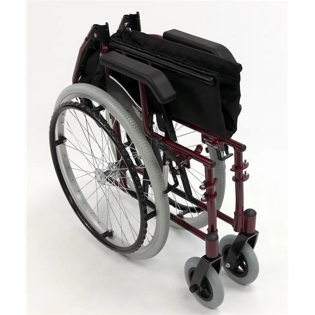 Lightweight Wheelchair 18 Seat Burgundy D168