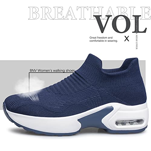 Sock Sneakers Slip on Comfortable Nursing Work Shoes T915