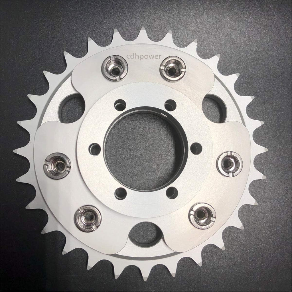 Disc Brake Rotor Adapter and 28T Sprocket for Gas Motorized Bicycle Pack of 2 A30686
