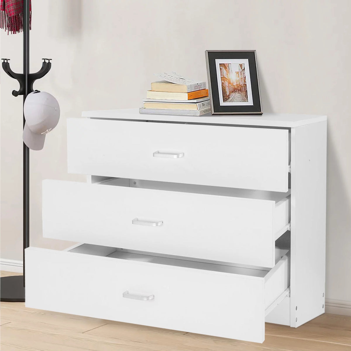 Black 4 Drawer Dresser G8134
