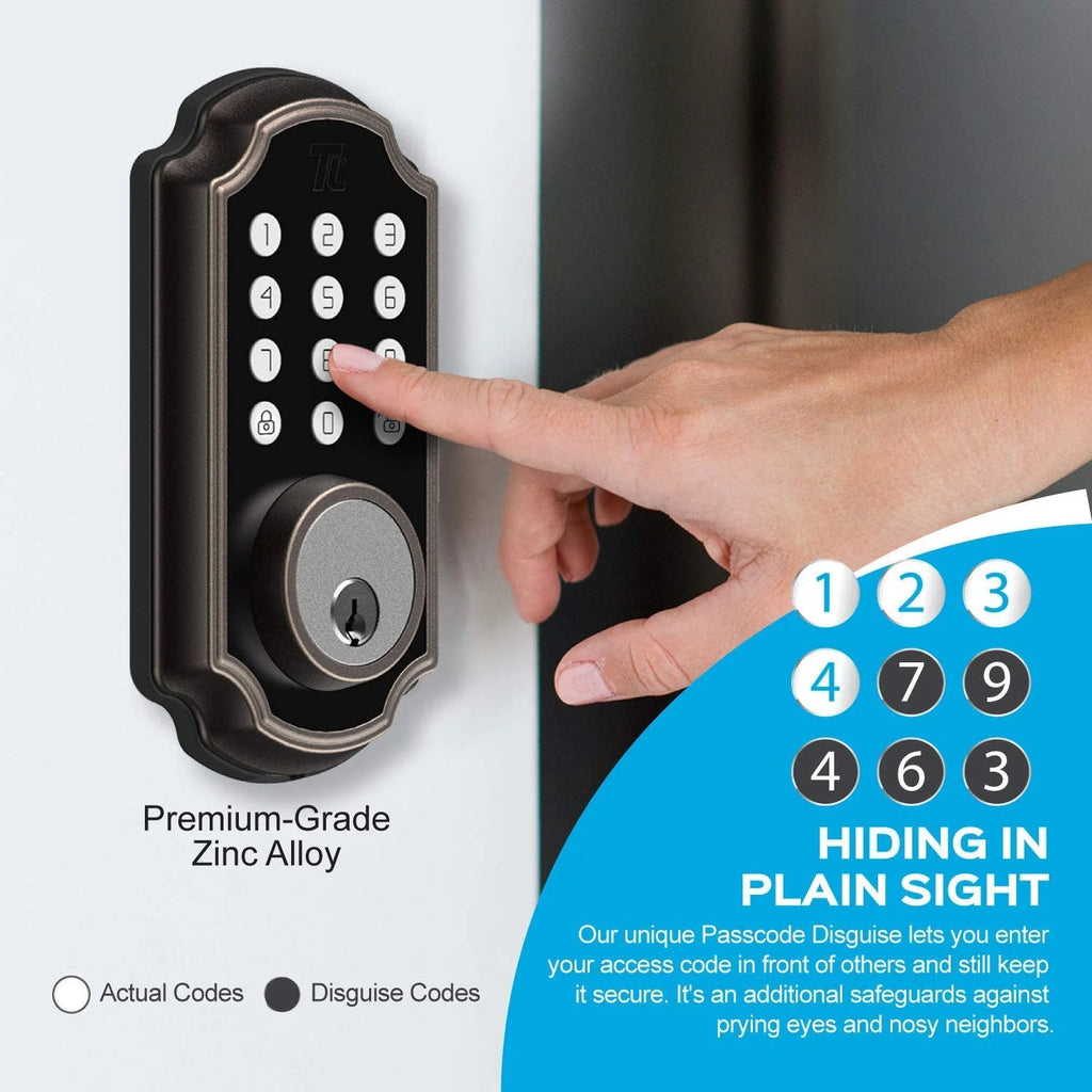Smart Lock with Keypad Digital Deadbolt E702