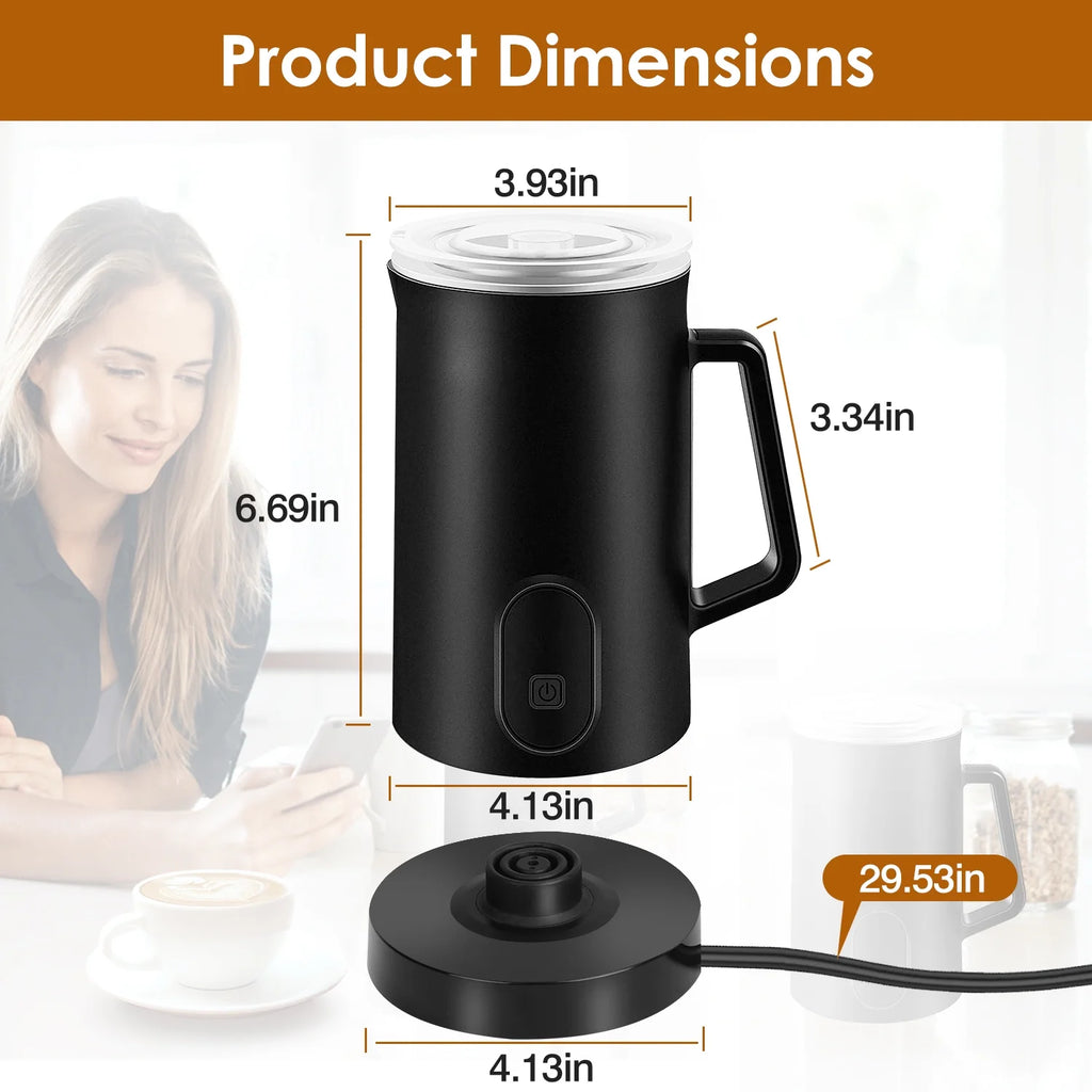 4 in1 Stainless Steel Electric Milk Frother R880839