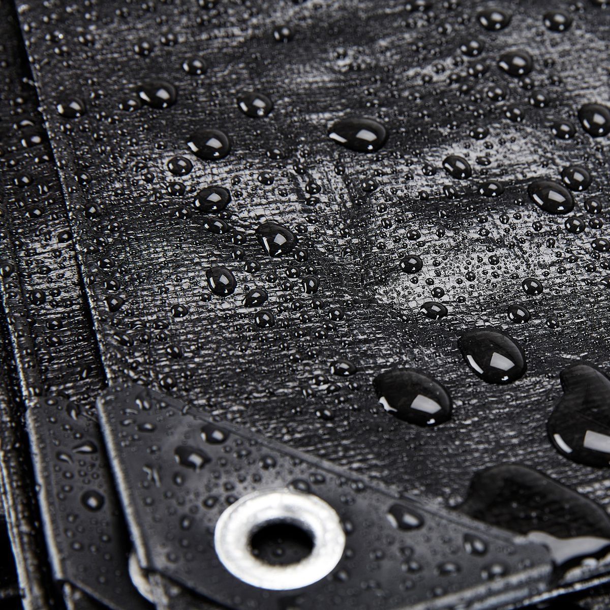 20 ft. x 30 ft. Silver and Black Weather-Resistant Tarp Z706645