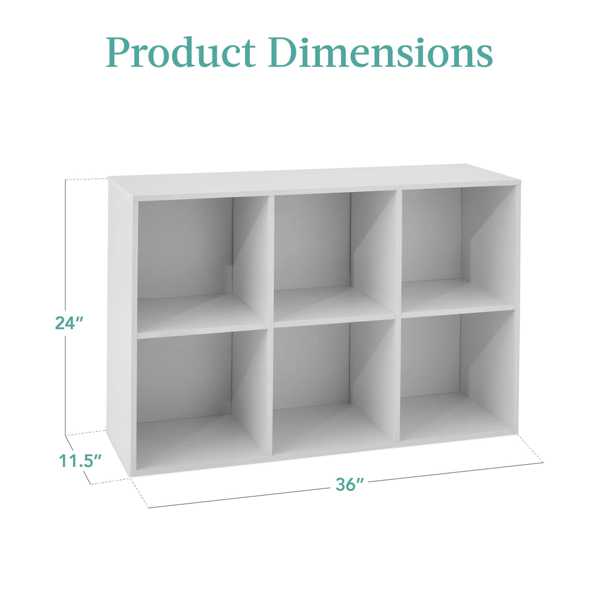 6 Cube Bookshelf J183