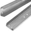 Set of Left and Right Galvanized Steel Garage Door Vertical Track for 7 Foot Tall J15367