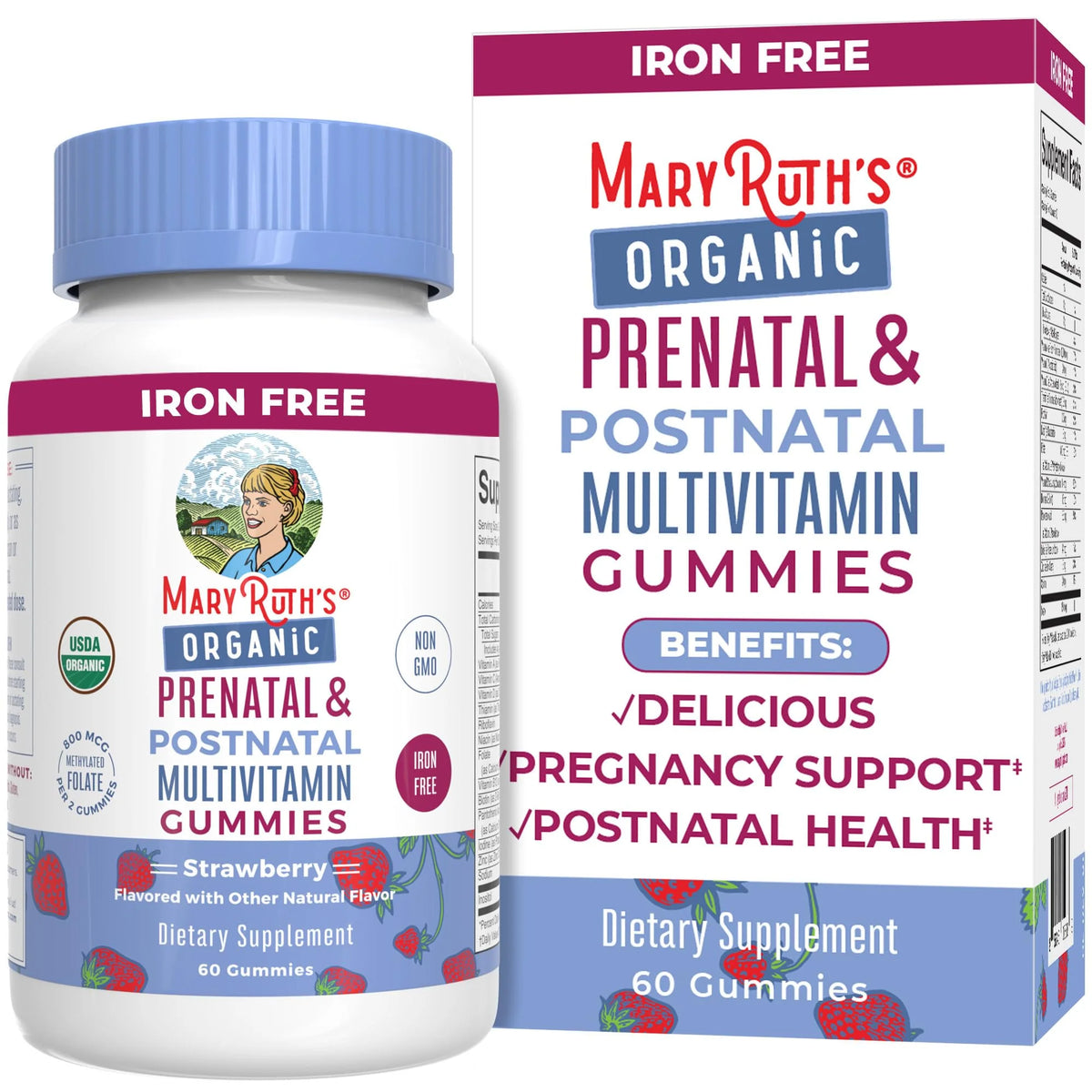USDA Organic Prenatal Gummies 30 Servings F160886
