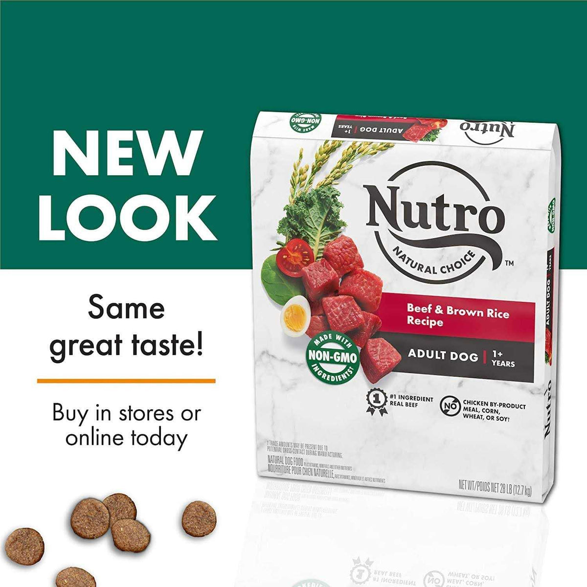 Adult Beef Rice Dry Dog Food P66440